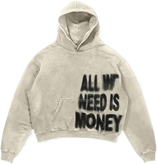 Y2K sweatshirt with hip-hop letter print oversized men's and women's hoodies, casual loose solid Gothic top - skull hoodie