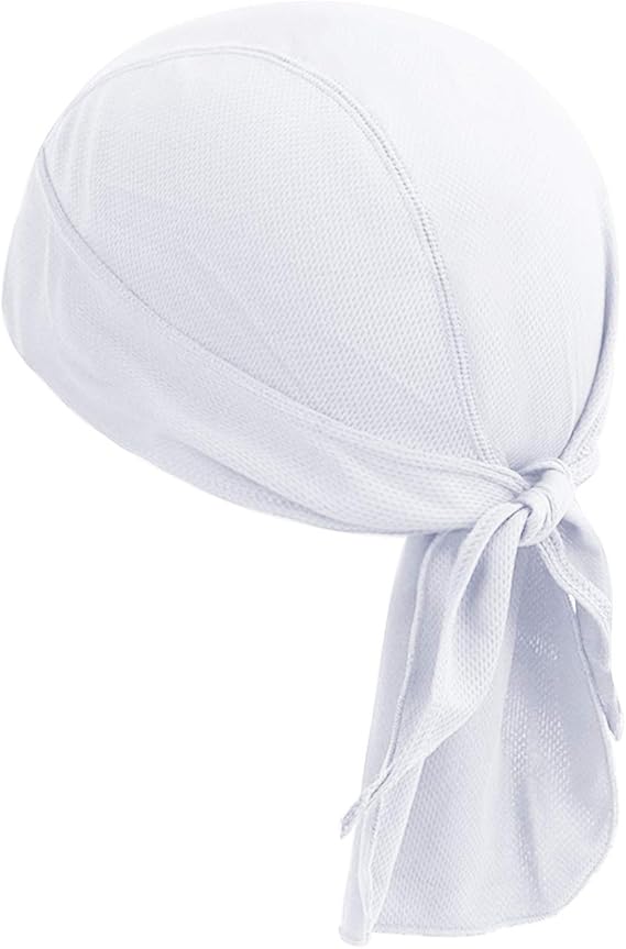 Sweat Wicking Beanie Sport Headwear Cooling Helmet Liner Bandana Skull Cap Sun UV Protection Quick Dry Cycling Hat - skull helmet