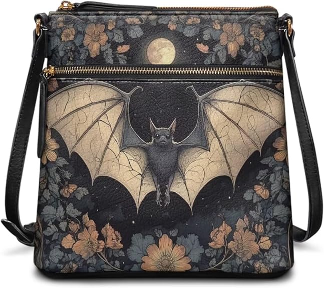 HUGS IDEA Crossbody Bag for Women Leather Handbag Sling Bag Large Hobo Bag Cell Phone Bag - sugar skull handbags for sale
