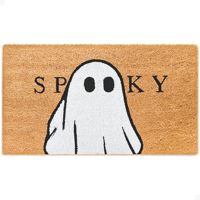 Halloween Door Mat – Welcome Mat for Front Door with Non-Slip Backing – Durable Doormat – Perfect for Outside Entrance Matt – Outdoor/Indoor – Spooky – 17″ x 30″