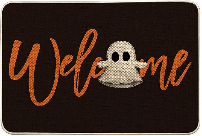 Artoid Mode Boo Halloween Welcome Doormat 24×35 Inch
