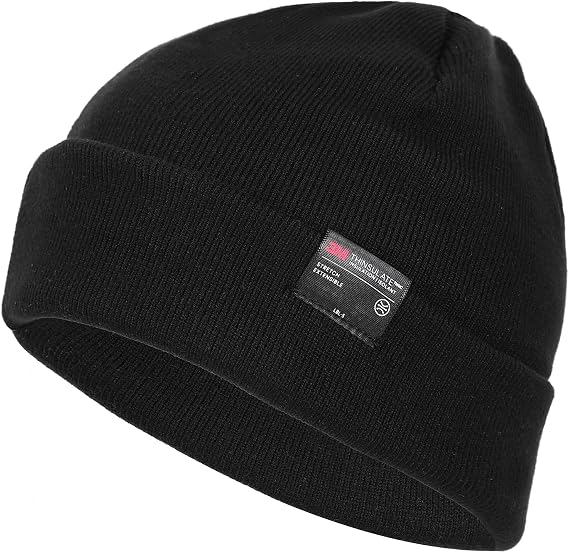 MOREOK Winter Beanie for Men Women, -30℉ 3M Thinsulate Warm Knit Hat - skull jacket