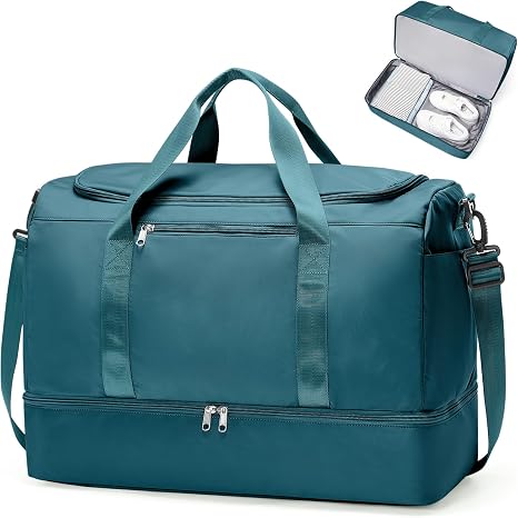 Extra Large Travel Duffel Bag, Carry-On Weekender Bags for Women Travel - skull suitcase