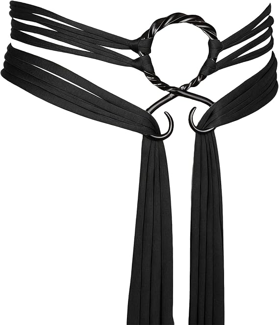 L'VOW Viking Troll Cross Rope Belt Women Norse Witch Rope Belt - skull wallet