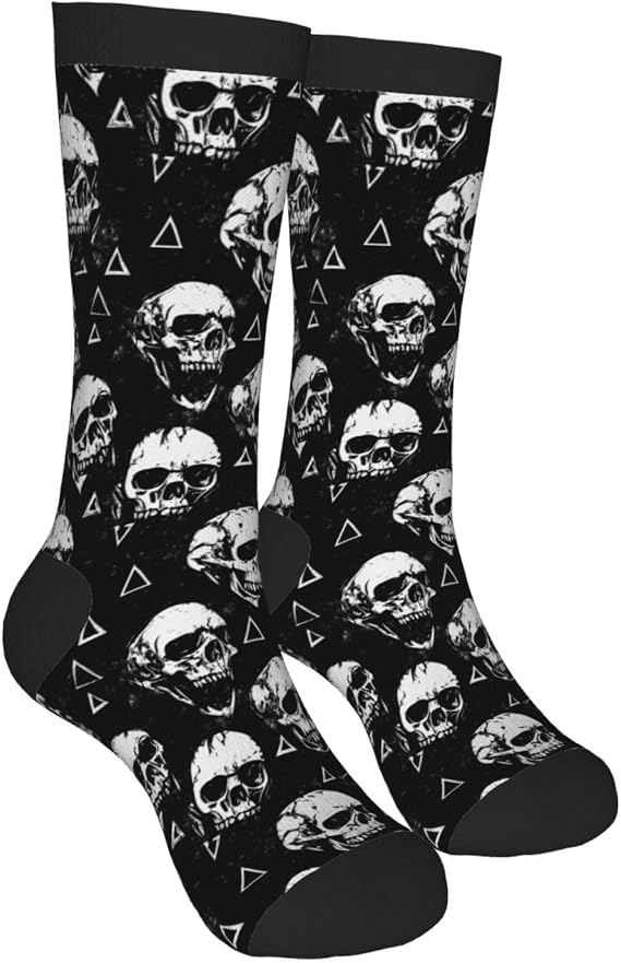Alien Funny Socks Novelty Crew Socks For Women Men - sugar skull costume