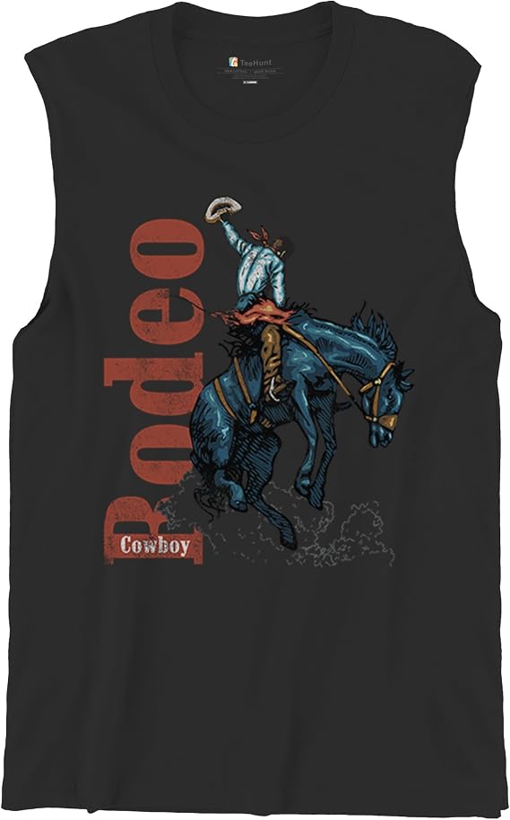 Cowboy Rodeo Men's Graphic T-Shirts and Tank Tops - skull tank tops