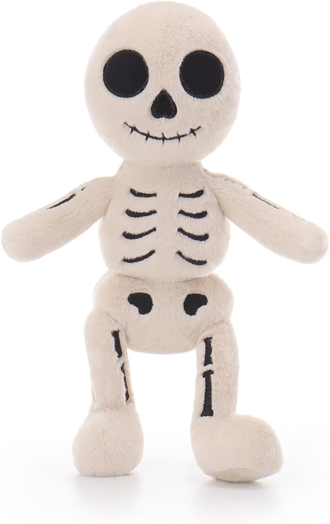 Apricot Lamb Mysterious Skeleton Soft Stuffed Animals Plush Toys 7'' - skeleton
