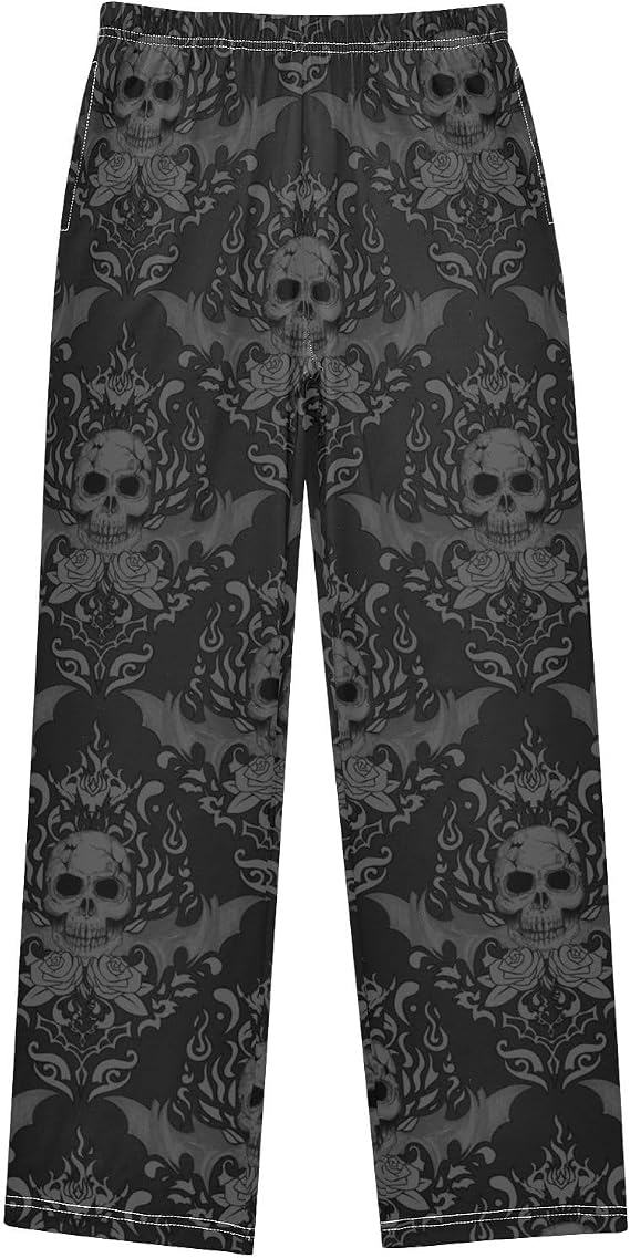 Pajama Pant Lounge Pajama Bottoms PJs - skull pajamas