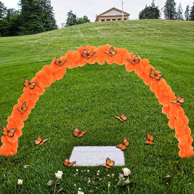 Giegxin 27 Pcs Day of The Dead Marigold Arch Set Outdoor - skull carpet