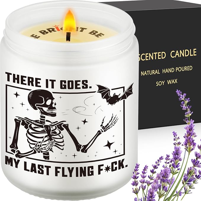Valentine Gift for Him, Her, Happy Halloween Gifts, My Flying F*ck Candle