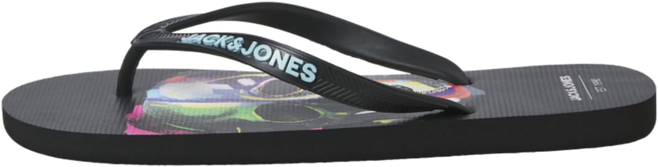 JACK & JONES mens Jfwskulls Flip Flop - sugar skull costume