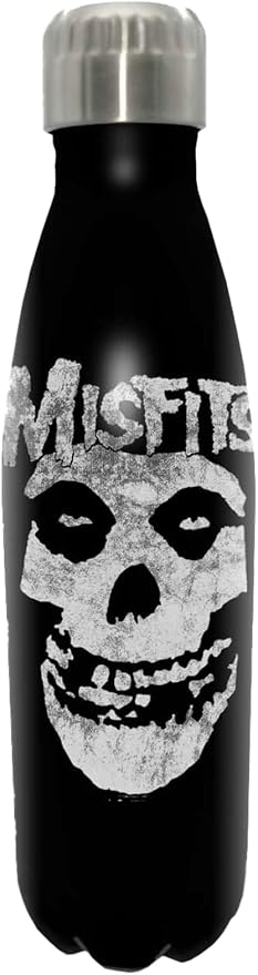 Rocksax Misfits Classic Fiend Skull Drink Bottle Stainless Steel - skull bottle