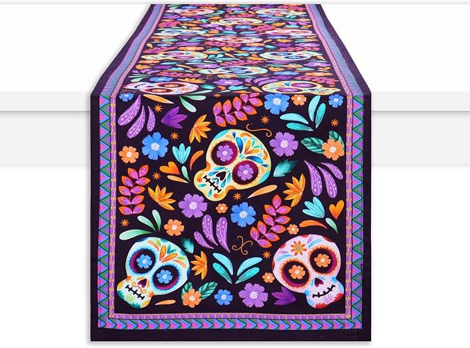 Halloween Table Runner 13×72 Inch – Day of the Death 2