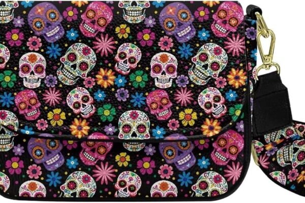 Crossbody Bags for Women Trendy, PU Leather Purses, Crossbody Handbag Purse with Wide Strap, Small Shoulder Handbags