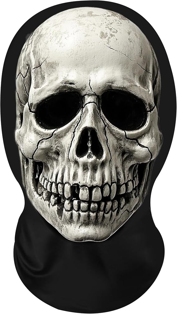 Skull Mask Print Spandex Veil Headscarf for Costume Parties & Dress Up - sugar skull costume