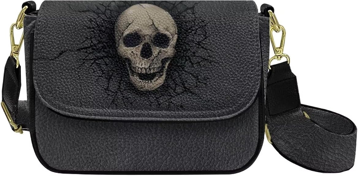 COEQINE Waterproof Crossbody Bag for Women Leather Shoulder Purses for Woman Large Sling Bag Purse with Adjustable Strap - sugar skull handbags for sale