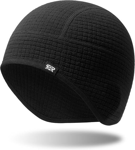 QINGLONGLIN Thermal Skull Cap Helmet Liner Windproof Fleece Hat Men Women - skull helmet