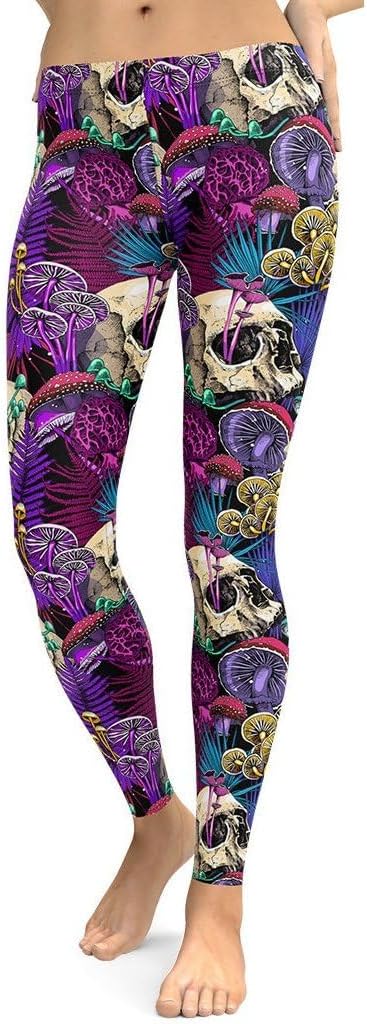 Sugar Skull Leggings for Women Yoga Pants - skull leggings