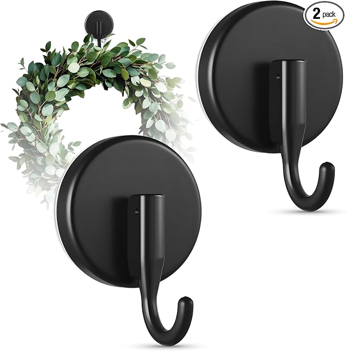 OUTXE Suction Cup Wreath Hanger, Upgraded Reef Hook