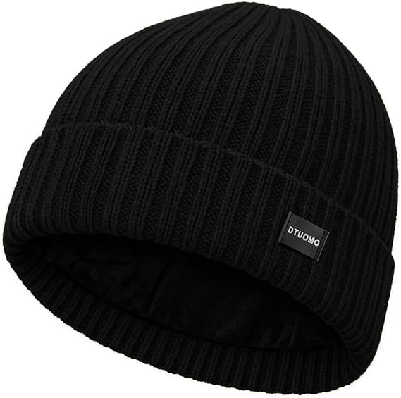 Winter Beanie Merino Wool Fleece Lined for Men Women Soft Warm Knit Hat Ski Stocking Cuffed Cap - skull swimsuit
