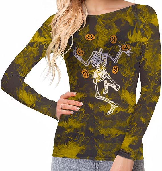 Buauty Mesh Long Sleeve Top for Women, Lace Sheer Tops See Through Mock Neck Floral Embroidery Sheer Blouce Fishnet Shirt - skull tank tops