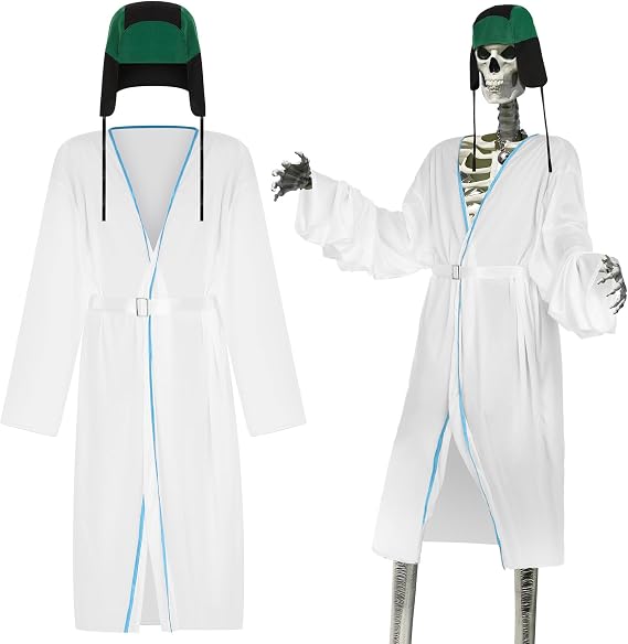 12 ft Giant Skeleton Costume Set Christmas Movie Costume Set - skeleton