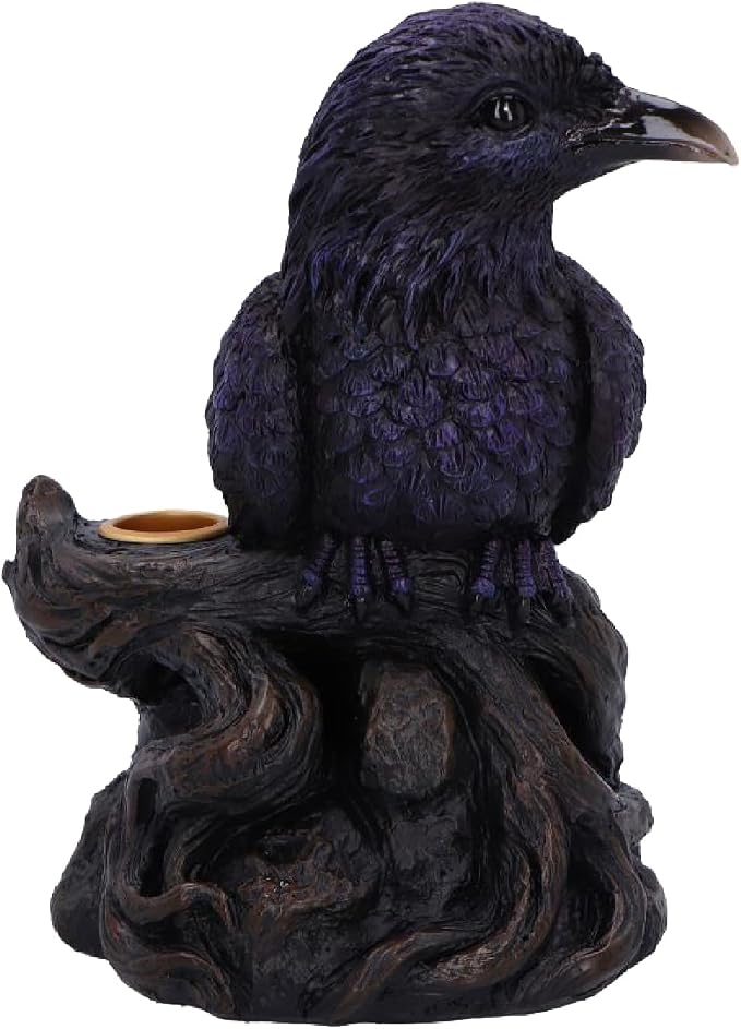 Nemesis Now Raven Roost Backflow Incense Burner - skull incense burner