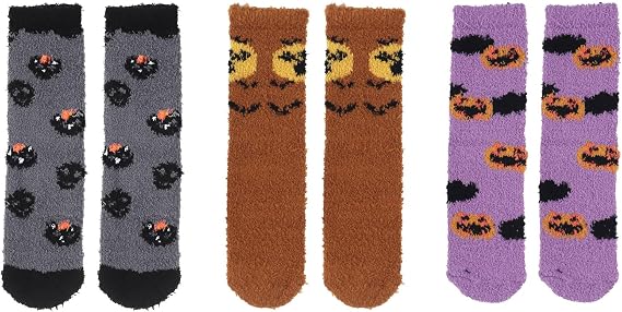 Halloween Socks Cozy Socks Couple Sock Winter Warm Supplies for Best Friend Gift Halloween Festival Party - skull swimsuit
