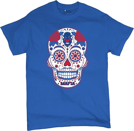 Buffalo Sugar Skull Men's Graphic T-Shirts and Tank Tops - skull tshirt