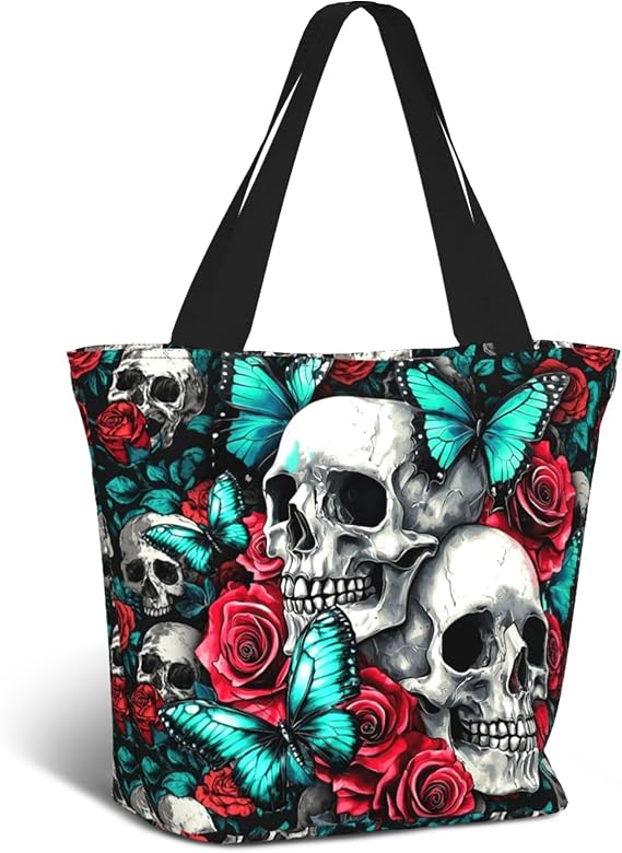 Tote Bags Gifts For Women Christian Tote Bags Religious Church Bag Gifts For Women Organizer With Zipper - sugar skull handbags for sale