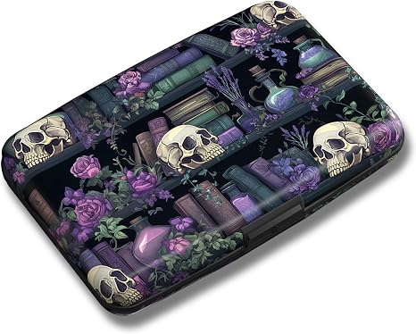 Maicican Credit Card Holder, Mini RFID Blocking Aluminum Wallet - sugar skull handbags for sale