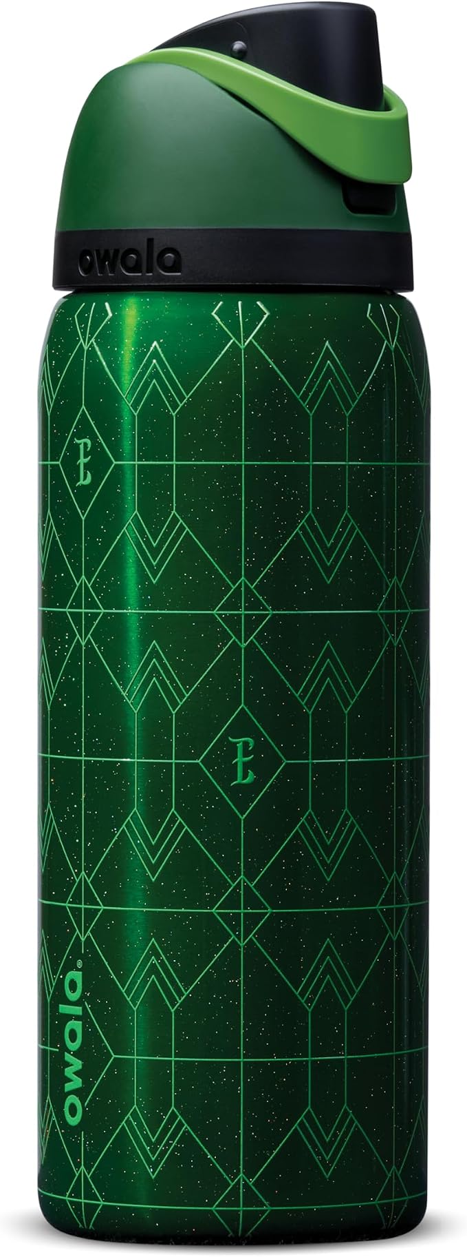 Owala Wicked FreeSip Stainless Steel Water Bottle 32 oz Elphaba (Green) - skull bottle