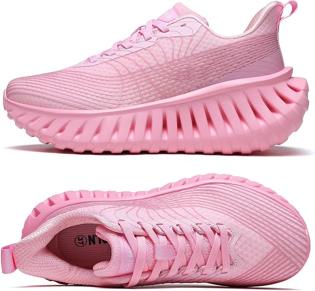 GSLMOLN Womens Walking Shoes Casual Breathable Walking Sneakers - sugar skull boots