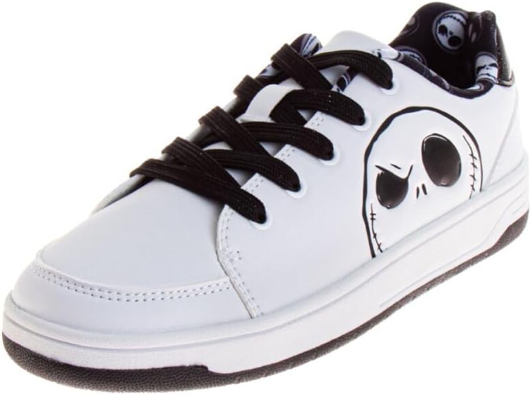 Womens Fashion Sneaker Winnie Minnie Jack Skellington Stitch Casual Shoes - sugar skull boots