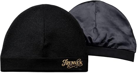 Satin-Lined Skull Cap – Premium Satin Interior for Hair Protection, Breathable Stretch Fit - skull hat