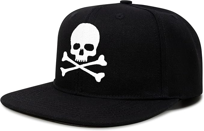 International Tie Hat for Men and Women - Snapback Trucker Baseball Cap - skull hat