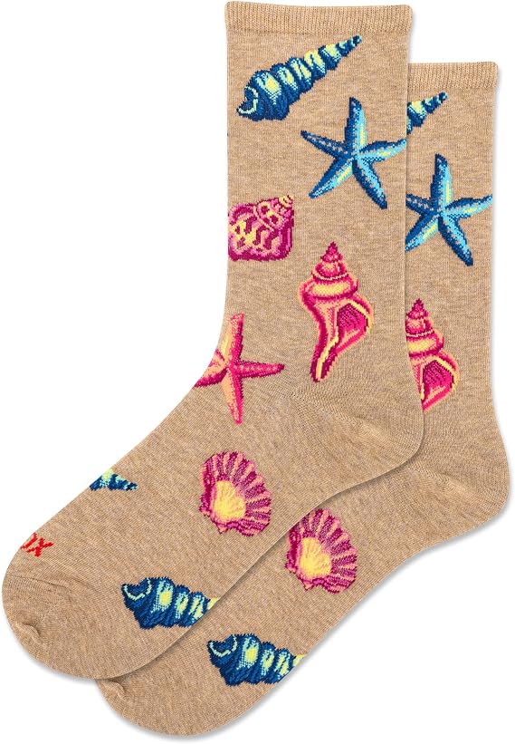 Hot Sox Women's Fun Pop Culture & Celebration Crew Socks - sugar skull costume