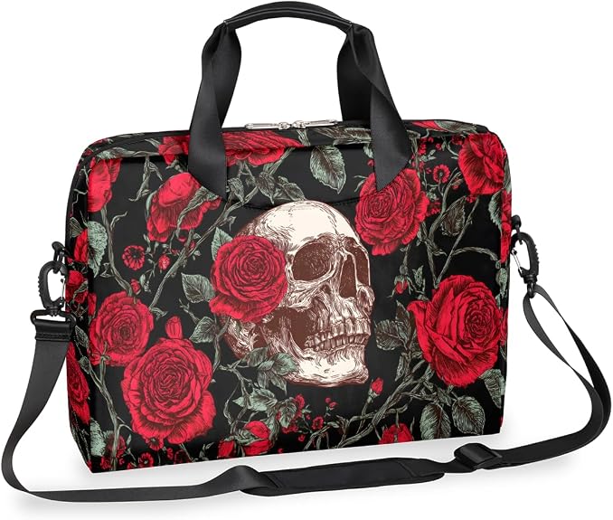 Cute Laptop Shoulder Bag for Women Men, Computer Laptop Bag Laptop Sleeve Case Laptop Satchel Briefcase Carrying Bag QA-1 - sugar skull handbags for sale