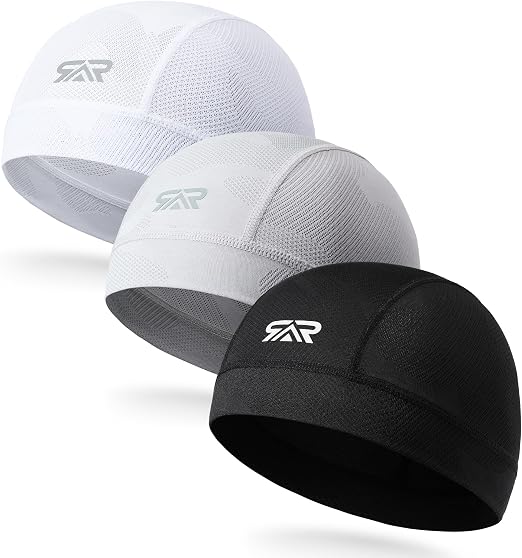 3-Pack Camo Helmet Liner Skull Cap Breathable Mesh for Men Women - skull hat