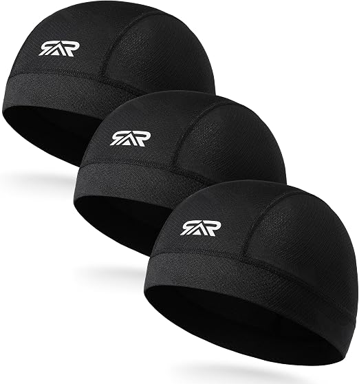 3-Pack Camo Helmet Liner Skull Cap Breathable Mesh for Men Women - skull helmet