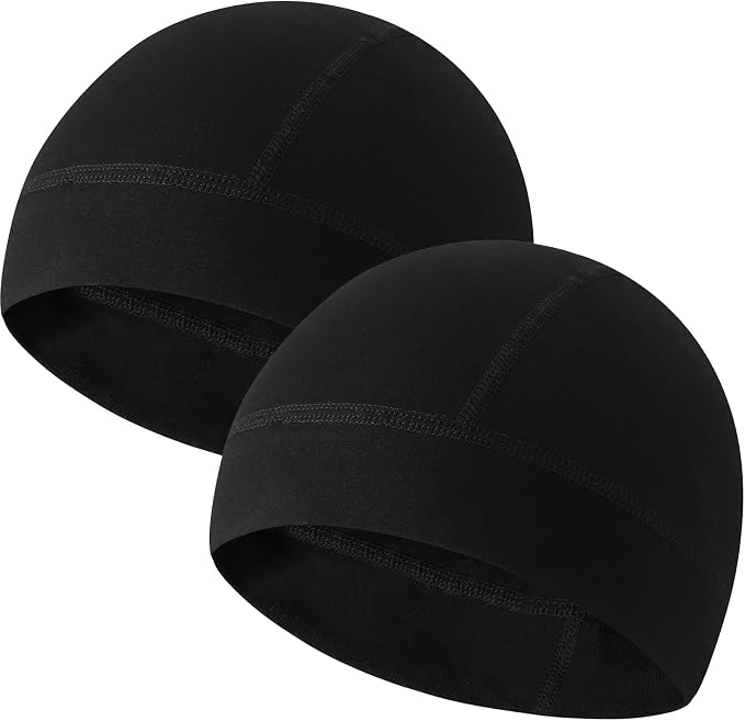 Cotton Skull Cap Breathable Helmet Liner Sleep Hat for Men Women - skull hat