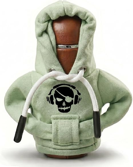 Skull Gear Shift Hoodie,Universal Car Shift Knob Cover - skull hoodie