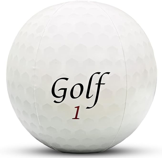 Inflatable Golf Ball | Golf Beach Balls | Golfing Gift Ball | Golf Costume Accessories | Golfing Party Decorations | Golfers Gag Gift