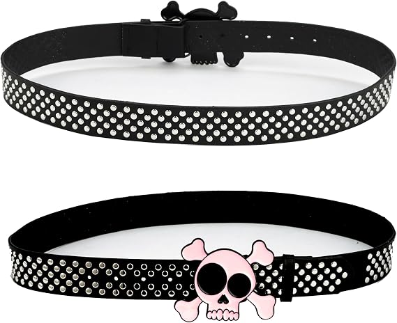 ILuvatar Women's Bohemian Style Rope Braid Waist Belt U33 - skull wallet