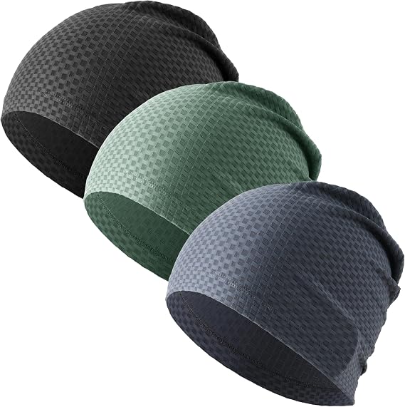 WTACTFUL 3-Pack Breathable Cooling Skull Cap for Men & Women Summer - skull helmet