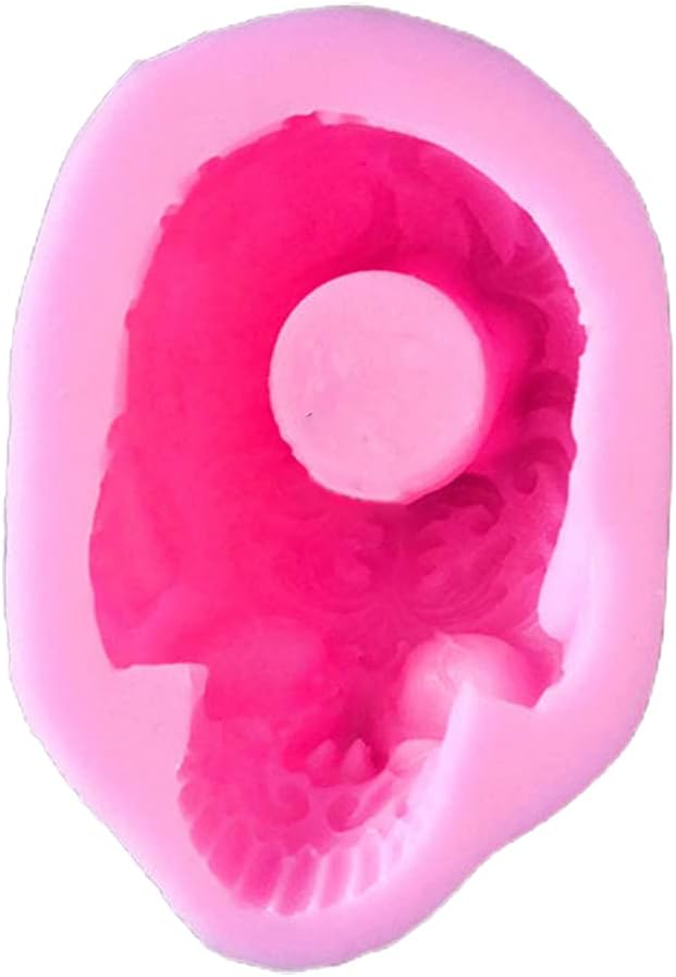 Plaster Soap Resin Mold Holder Succulents Planter Epoxy Flowerpot Plant Pot Casting Skull Head Ashtray Epoxy - skull ashtray