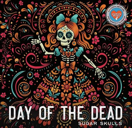 Day of the Dead 2027 Wall Calendar | Marble City Press | Plastic Free - skull wall art