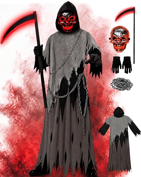 Grim Reaper Costumes for Boys Kids Halloween Costumes Scream Costumes - sugar skull costume