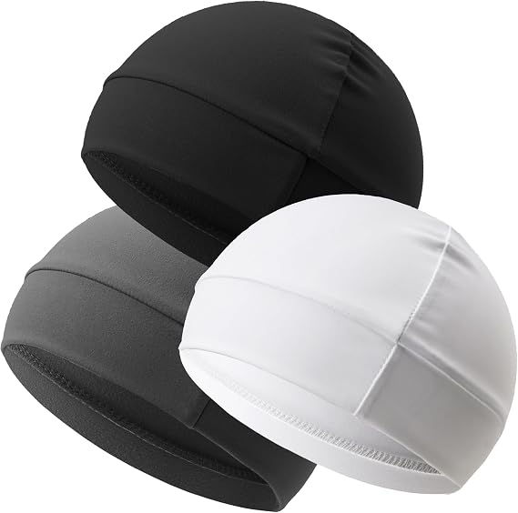 3PCS Breathable Skull Cap,Cooling Cycling Beanies Helmet Liner for Men - skull helmet