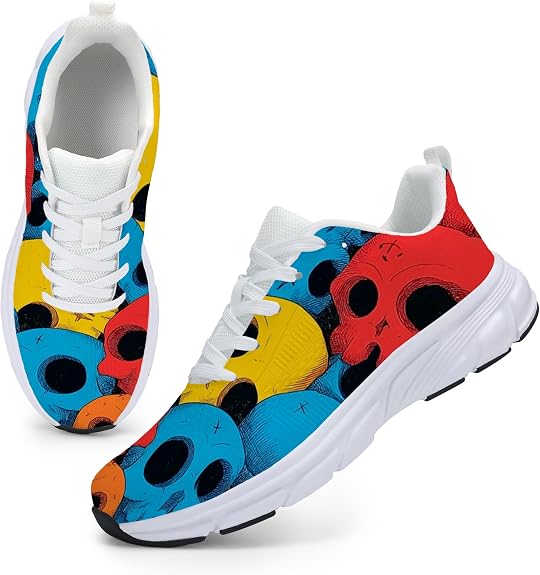 Men Shoes Sneakers Comfortable Supportive Casual Fashion Stylish Daily Wear Workout Footwear Lightweight Breathable Non Slip - sugar skull boots